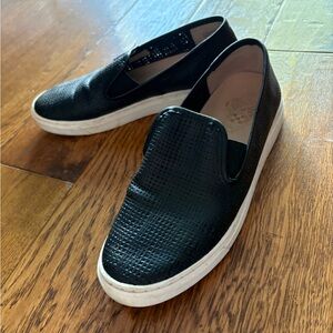 Vince Camuto Black Slip-On shoes